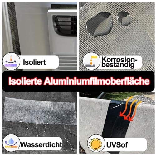 Markisen-Reparaturband Wasserdicht Strapazierfähig Outdoor-Reparaturband für Planen & Segeltuch & Zelt UV-beständig 8cm