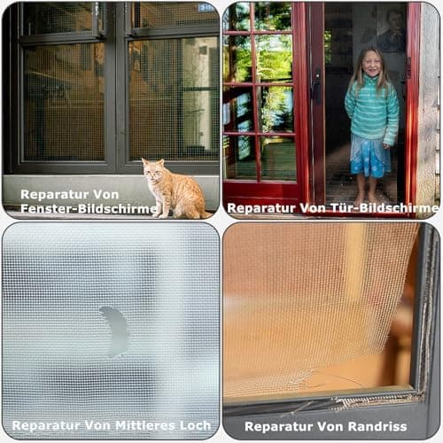 Fliegengitter Reparatur Set 38 Stück für Insektennetze, Ideal für Familien im Haus, leicht zu verwenden und praktisch.