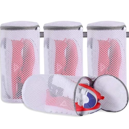 Kimmama Waschbeutel Schuhe 125 g/m² Mesh Langlebiger und wiederverwertbarer Waschbeutel Reiseorganisation (7"×15")  
Kim