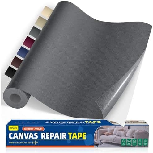 Selbstklebender Textilkleber 10x200cm, Wasserdicht Repair Patch, Zelt Stoffspar Patch für Sofa RV Markisen Stühle