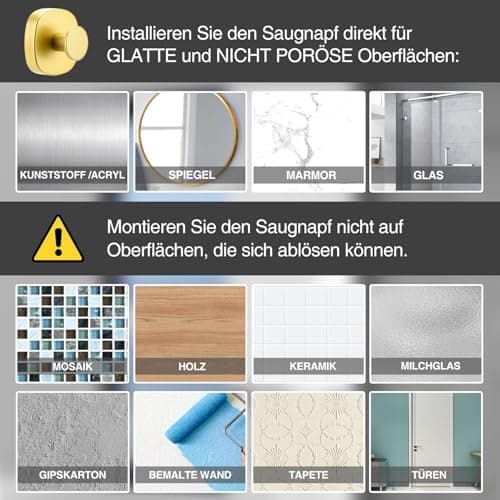 Bohrpflichtfreier Edelstahl Handtuchhalter von ZUNTO - Bad & Küche
| Verstellbare Vakuum Kleiderhaken für ZUNTO Handtuc