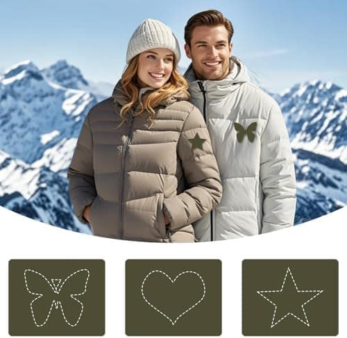 45 Stück Daunenjacke Selbstklebend Reparatur Klebeband für Jacken und Zelte
| Daunenjacke Flicken Reparatur Klebeband S