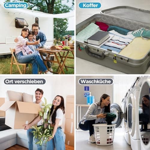 Ecooe XXL Reise Wäschesack mit Reißverschluss | Große Wäschesäcke für Reisen und Camping | 2er-Pack wäschebeutel, schmut
