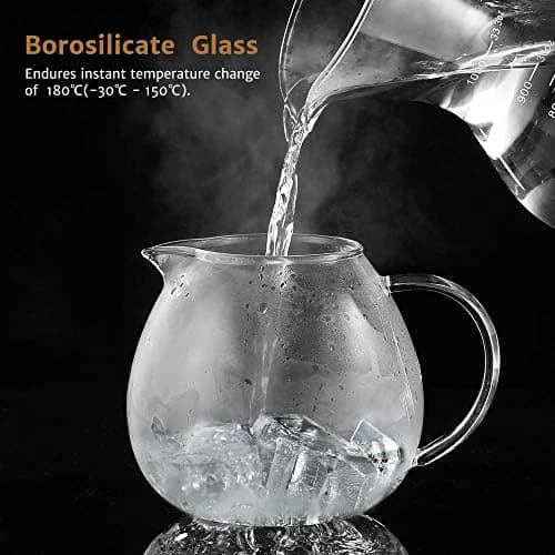 Glastal Bronze Teekanne 1500ml Edelstahl Teewärmer für Teebegeisterteuled
Glastal 1500ml Bronze Teekanne mit Stövchen fü
