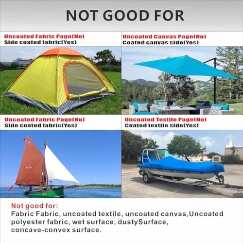 Dulepax Zelt Reparaturband Wohnmobil Markisen Reparatur-Kit Transparentes Planenreparaturband
| Dulepax Zelt Reparaturb
