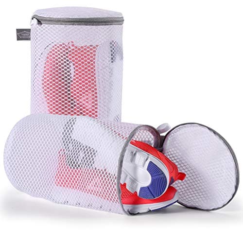 Kimmama Waschbeutel Schuhe 125 g/m² Mesh Langlebiger und wiederverwertbarer Waschbeutel Reiseorganisation (7"×15")  
Kim