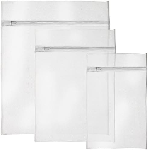 igadgitz Home U6521 Waschenetz - Reißverschluss, 3 Stück, Weiß (1x Klein, 1x Medium & 1x Groß)  
igadgitz Home U6521 Wäs