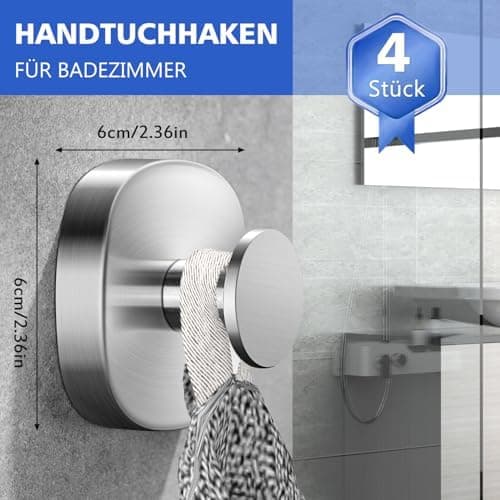 Bohrpflichtfreier Edelstahl Handtuchhalter von ZUNTO - Bad & Küche
| Verstellbare Vakuum Kleiderhaken für ZUNTO Handtuc