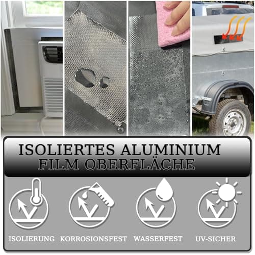 Reparaturset Schwarz für Zelt und Markise - Kleber zur Reparatur von Plane & Schutzplanen (5cm*10m)  
Klebeband Schwarz