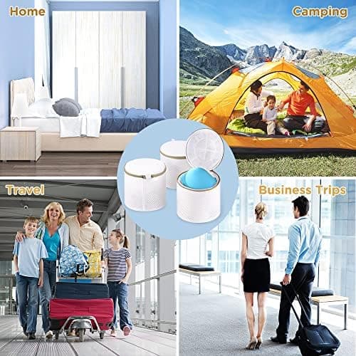 Ecoe groß Wäschesack für Waschmaschine, ideal für Schulanfang und Wohnung, XXL Netz mit Kordelstopper, 60x90cm