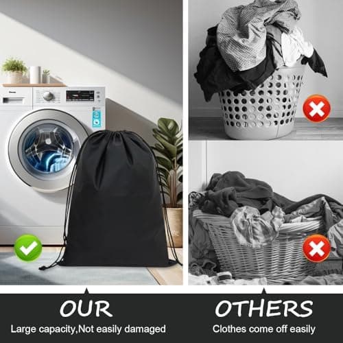 Reise Wäschesack 2 Stück 50x70 cm, Laundriascheibe Mit Kordelzug, Dreckwäschebeutel Waterproof
| Schmutzwäschebeutel Ca