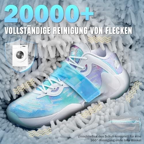 2 Stück Schuhwaschbeutel Waschmaschine - Für Schuhe, Mit Reißverschluss & Multi Schutz, Erhöhte Reibung im Inneren (Gelb