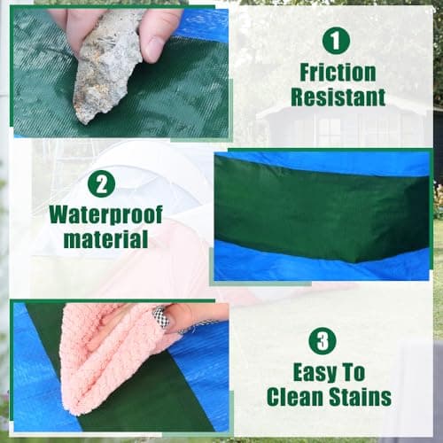 Reparaturklebeband Wasserabweisend für Gewebeplanen und Pool Dachrinne Grün 8cm*5m Abdichtband Spezial Belgian Duct Tape