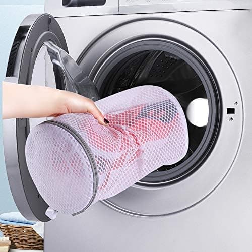 Kimmama Waschbeutel Schuhe 125 g/m² Mesh Langlebiger und wiederverwertbarer Waschbeutel Reiseorganisation (7"×15")  
Kim