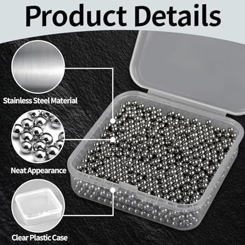 **1500 Stück Edelstahl Reinigungsperlen für Karaffen und Wasserflaschen - Premium Metall Reinigungskugeln zur Aufbereit