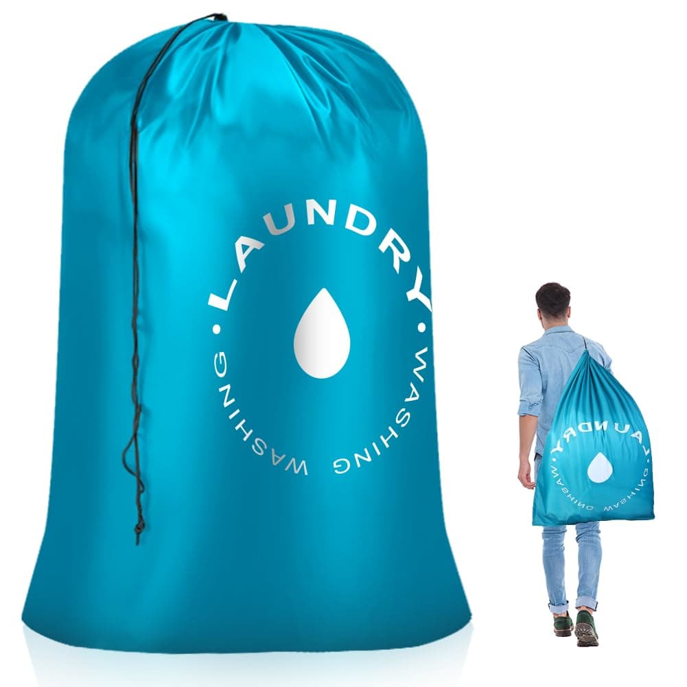 AiQInu Reise Wäschebeutel 60x85cm, Schmutzwäsche, Travel Laundry Bag, Global Recycled Standard