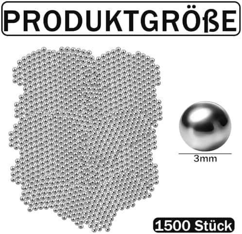 Reinigungsperlen für Flaschen 1500 Stück, flexibel Anwendbar, ideal für Trinkbecher, Campingflaschen und Mehrwegflaschen