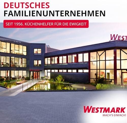 Westmark Sprossenglas Keimglas Set 2 STK - Edelstahl-Sieb & Abtropf - Für Sprossen & Microgreens - 950 ml