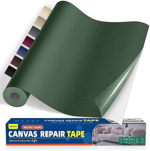 Selbstklebender Textilkleber 10x200cm, Wasserdicht Repair Patch, Zelt Stoffspar Patch für Sofa RV Markisen Stühle
