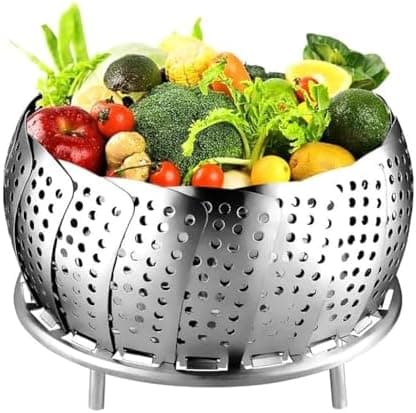 Edelstahl Dampfgarer Dünsteinsatz für Topf 20 cm, Edelstahl Dampfgarer Topf, Edelstahl Dampfgarer Für Dampf Garung Deine