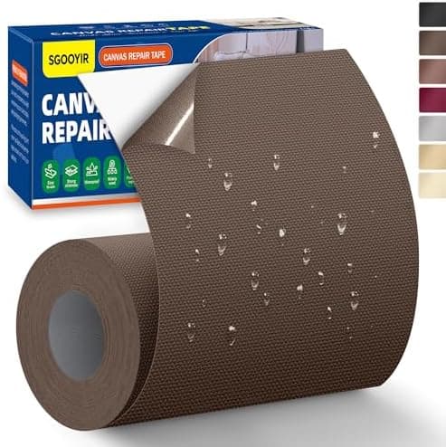 Selbstklebender Textilkleber 10x200cm, Wasserdicht Repair Patch, Zelt Stoffspar Patch für Sofa RV Markisen Stühle