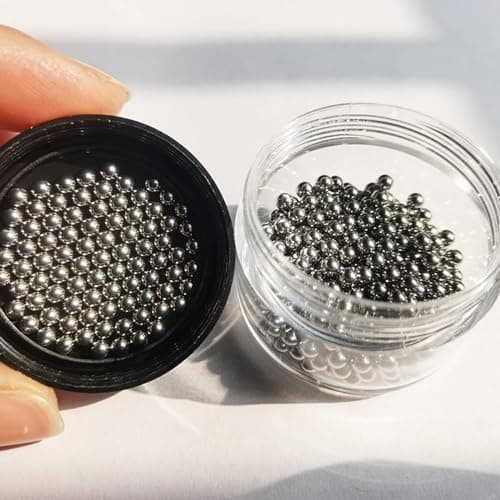 Edelstahl-Reinigungsperlen für Glasflaschen und Dekantere, 1000 Kugeln Kratzfrei und Mühelose Reinigung, Alternative zu