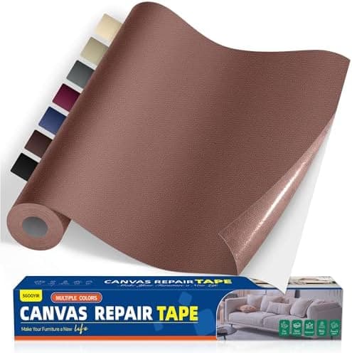 Selbstklebender Textilkleber 10x200cm, Wasserdicht Repair Patch, Zelt Stoffspar Patch für Sofa RV Markisen Stühle