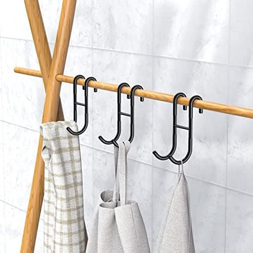 Duschhaken Silber 3 Stück für Glasscheibe ≤ 10mm & 30mm Badezimmerschleuse Halterung