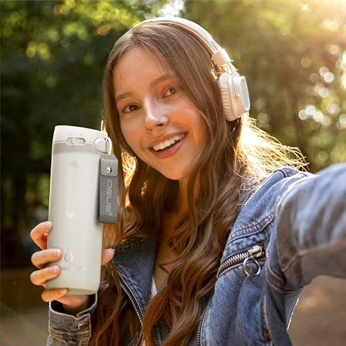 Ideaux Isolierbecher 14oz (420ml) | Doppelwandig | Eign. für Kaffee & Tee - Grün | Auslaufsicher | Reisebef. | Heiß & Ka