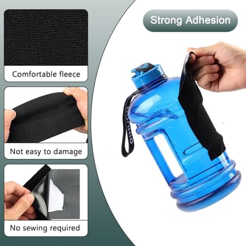 Hopton Wasserdichtes Textilklebeband Selbstklebend für Cabrio-Reparatur Schwarz, Zelt und Sonnenschirm, 10cm x 1.6m