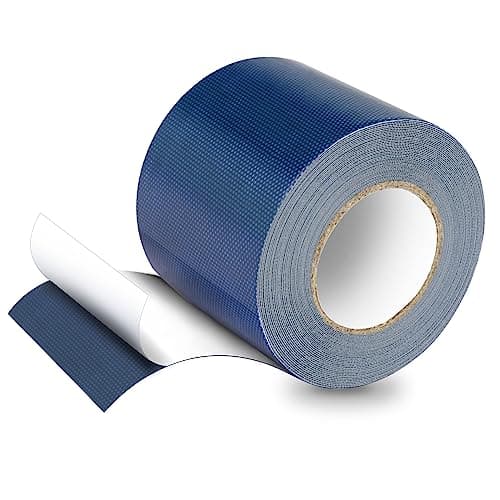 PE Planenband, Reparaturklebeband für Gewebeplanen, für LKW-Abdeckplanen, Markisen und Zelte, weiß, 5M * 8CM