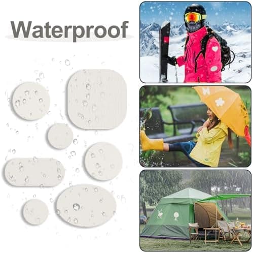 45 Stück Daunenjacke Selbstklebend Reparatur Klebeband für Jacken und Zelte
| Daunenjacke Flicken Reparatur Klebeband S