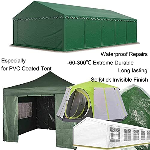 PVC Planen Reparaturband Durchsichtig 8cm x 10m für Zelt Reparaturscene