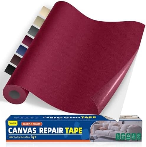 Selbstklebender Textilkleber 10x200cm, Wasserdicht Repair Patch, Zelt Stoffspar Patch für Sofa RV Markisen Stühle
