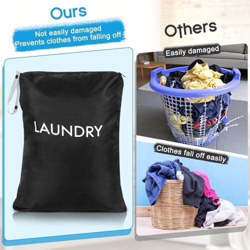 35 * 55cm Wasserdichte Wäschesack für Zuhause und Reisen – 2 Stück – Faltbar – SchmutzWK-3555-WH-Reisen-Camping  
35 * 4