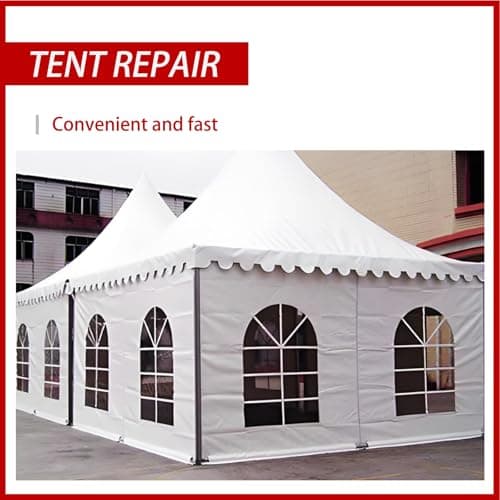 WELSTIK PVC Planenband Weiß 5M*8CM für lkw Abdeckplane, Markise, Zelt - Reparaturklebeband für Gewebeplanen - Planenflic