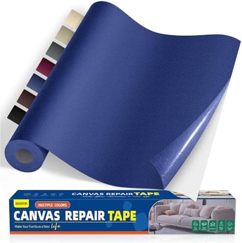 Selbstklebender Textilkleber 10x200cm, Wasserdicht Repair Patch, Zelt Stoffspar Patch für Sofa RV Markisen Stühle