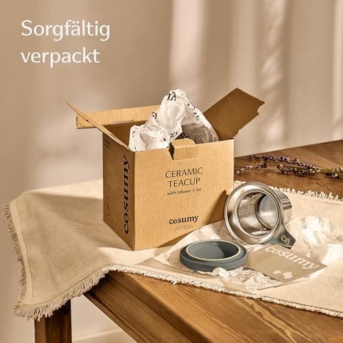 Teetasse Anthrazit Spülmaschinenfest LangWarm XXL
