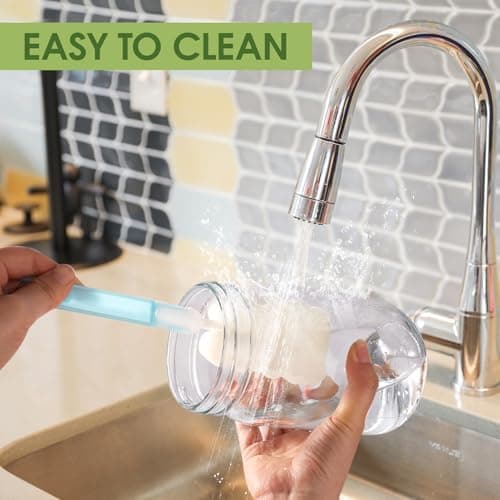 Edelstahlfilterkeimeinsprießt Glasset für Sprossenkeeinglas mit Wasserschale und Ständer 2er Set Edelstahl 304 2 Filterg