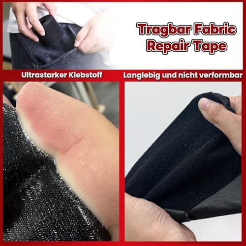 Brandnamenfreier Titel:
Reparaturband für Segeltuch und Markisen - strapazierfähig, wasserdicht und waschbar - für Zelte