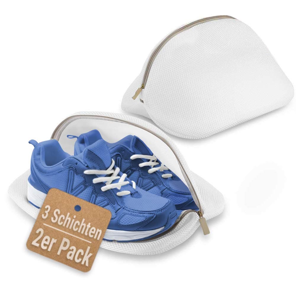 ECOOE 2 Stück Wäschenetz für Schuhe und Sneaker - Schutz vor Stichen, ideal für Waschmaschine und Reise
| ECOOE 2 Stück
