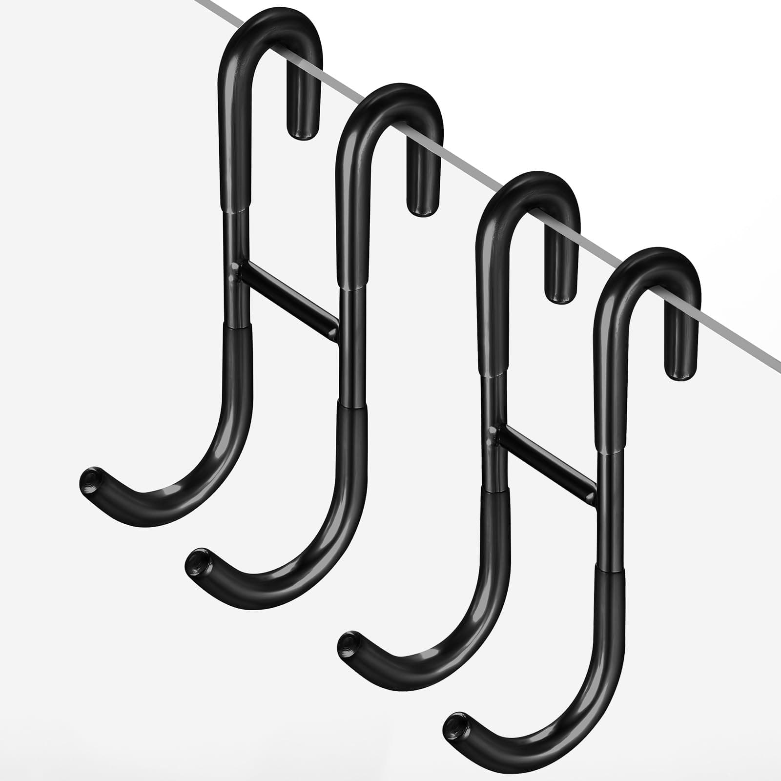 Ecooe Duschhaken Ohne Bohren 2er Set Handtuchheizkörper Handy Haken Duschwand Edelstahl Halterung Guantanamo Black
