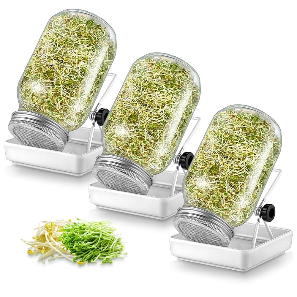 Ecooe Sprossen Keimglas 3er Set Edelstahl Filter fürɒniva Kunden Milchrösle