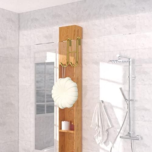 Duschhaken Silber 3 Stück für Glasscheibe ≤ 10mm & 30mm Badezimmerschleuse Halterung