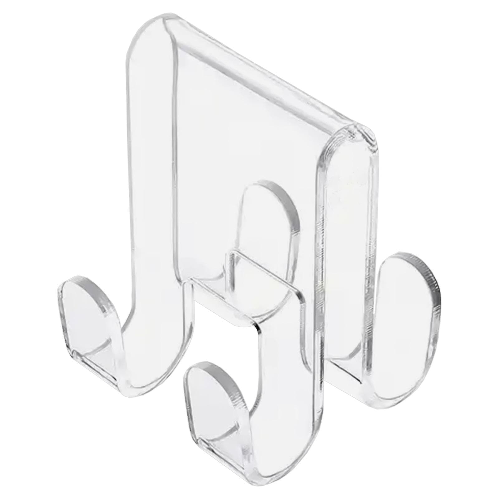 Generisch Doppelhaken Für Acrylglas Duschwand, Badewasserhandtücher Zum Hangen, Glasklusshaken Für Badezimmer - Duschreg