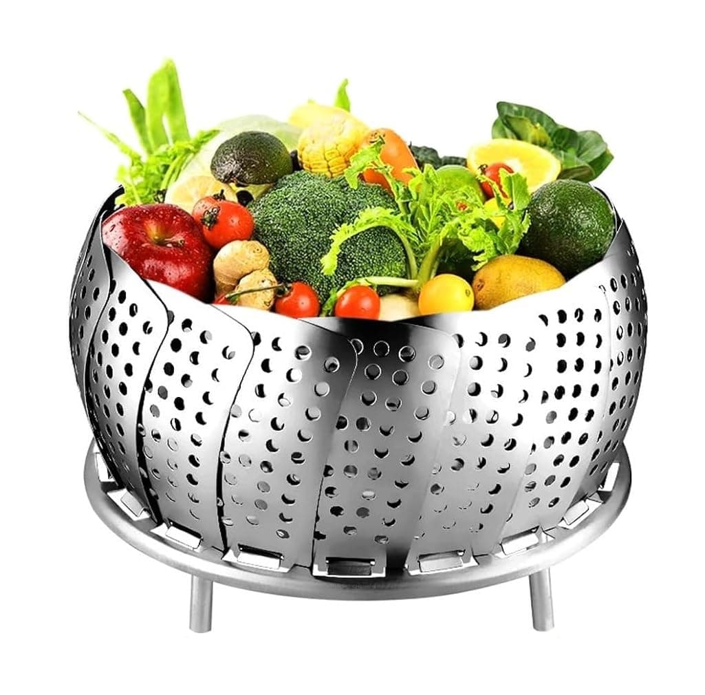 Edelstahl Dampfgarer Dünsteinsatz für Topf 20 cm, Edelstahl Dampfgarer Topf, Edelstahl Dampfgarer Für Dampf Garung Deine