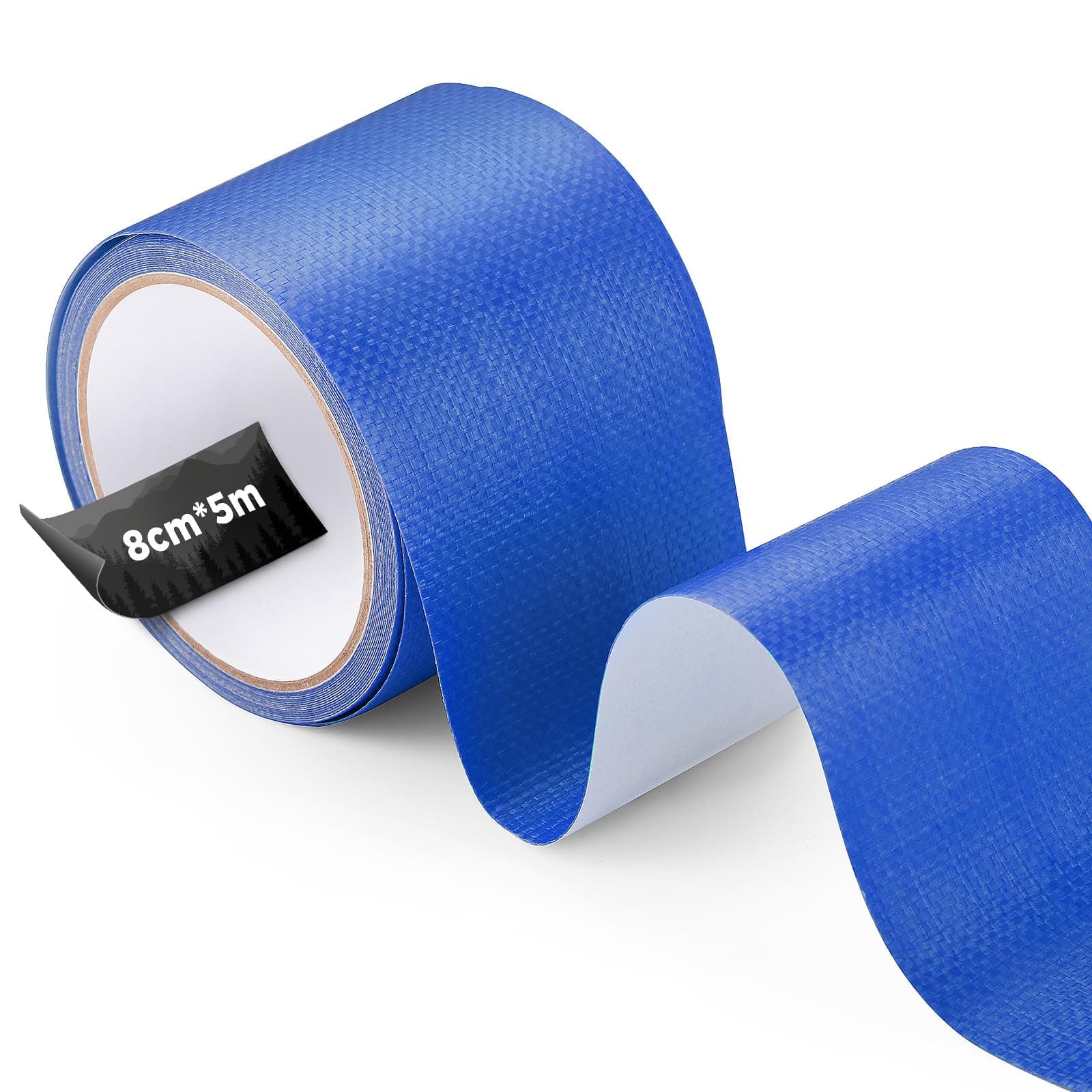 EcoOE PE Planenband Reparaturklebeband 5M x 8CM Wasserabweisend für Zelte Sonnenschirme Pavillon Plane lkw Abdeckplanen
