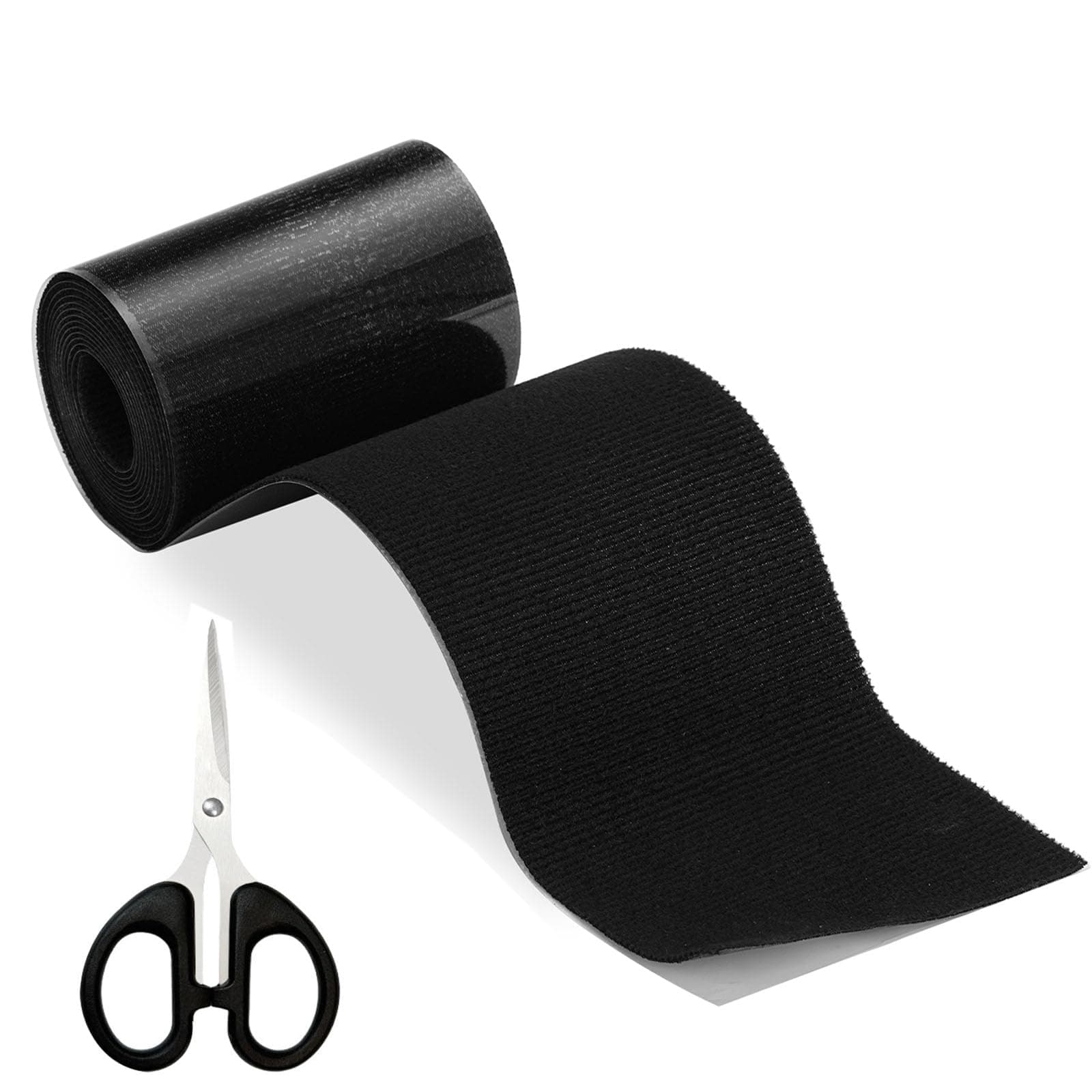 Selbstklebend Wasserdicht Textilklebeband 10x200cm, Reißfest Schwarz, Sofa und Zelt-Reparatur, Daunenjacke-Flickband, 10