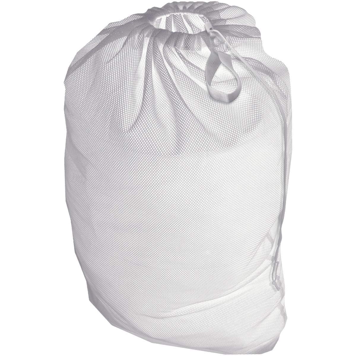 iGadgitz Home U7097 XXL Wäschesack Groß Wäschennetz Groß Wäschebeutel - Weiß - 1 stk